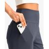 G Gradual Women’s Bermuda Long Shorts with Pockets 9″ High Waisted Knee Length Shorts for Women Walking Athletic Workout(Dusty Blue)