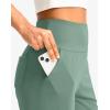 G Gradual Women’s Bermuda Long Shorts with Pockets 9″ High Waisted Knee Length Shorts for Women Walking Athletic Workout(Jasmine Green)