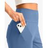 G Gradual Women’s Bermuda Long Shorts with Pockets 9″ High Waisted Knee Length Shorts for Women Walking Athletic Workout(Light Blue)