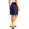 G Gradual Women’s Bermuda Long Shorts with Pockets 9″ High Waisted Knee Length Shorts for Women Walking Athletic Workout(Navy)