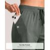 G Gradual Women’s Bermuda Shorts 11″ Knee Length Long Comfy Drawstring Walking Shorts for Women with Deep Pockets(Sage)