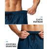 Men’s Swim Trunks No Liner 9″ Board Shorts Quick Dry Bathing Suit Swimming Beach Shorts for Men with 3 Pockets(Dark Blue)