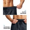 Men’s Swim Trunks No Liner 9″ Board Shorts Quick Dry Bathing Suit Swimming Beach Shorts for Men with 3 Pockets(Dark Grey)