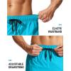 Men’s Swim Trunks No Liner 9″ Board Shorts Quick Dry Bathing Suit Swimming Beach Shorts for Men with 3 Pockets(Sky Blue)