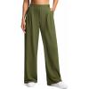 G Gradual Women’s Wide Leg Pants High Waisted Waffle Knit Business Casual Slacks 2025 Office Dress Trousers Pants for Women