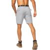 G Gradual Men’s Hiking Cargo Shorts Stretch Quick Dry Outdoor Tactical Shorts for Men with Multi Pocket for Fishing Casual(Light Grey)