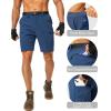 G Gradual Men’s Hiking Cargo Shorts Stretch Quick Dry Outdoor Tactical Shorts for Men with Multi Pocket for Fishing Casual(Lyons Blue)