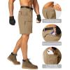 G Gradual Men’s Hiking Cargo Shorts Stretch Quick Dry Outdoor Tactical Shorts for Men with Multi Pocket for Fishing Casual(Mud)
