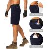 G Gradual Men’s Hiking Cargo Shorts Stretch Quick Dry Outdoor Tactical Shorts for Men with Multi Pocket for Fishing Casual(Navy)
