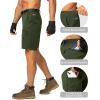G Gradual Men’s Hiking Cargo Shorts Stretch Quick Dry Outdoor Tactical Shorts for Men with Multi Pocket for Fishing Casual(Olive)
