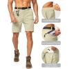 G Gradual Men’s Hiking Cargo Shorts Stretch Quick Dry Outdoor Tactical Shorts for Men with Multi Pocket for Fishing Casual(Sage)