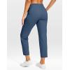 G Gradual Petite Pants for Women 24″/26″ Ankle Pants 2 Pockets Stretchy 7/8 Sweatpants for Golf Travel Athletic Casual(Dark Blue)