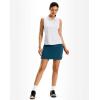G Gradual Women’s Golf Shirt Racerback Tank Zip Up Athletic Sleeveless Top Tennis Pickleball Cooling Polo Shirts Lightweight(Black Dot)