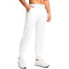 G Gradual Men’s Golf Joggers Pants 4 Pockets with Belt Loops 28″ Stretch Slim Fit Dress Joggers for Men Casual Travel(White)