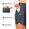 G Gradual Women’s 5″ Swim Board Shorts High Waisted Quick Dry Swimming Bathing Suit Bottoms for Women with Liner Pockets(Dark Grey)