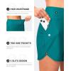 G Gradual Women’s 5″ Swim Board Shorts High Waisted Quick Dry Swimming Bathing Suit Bottoms for Women with Liner Pockets(Lake Blue)