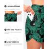 G Gradual Women’s 5″ Swim Board Shorts High Waisted Quick Dry Swimming Bathing Suit Bottoms for Women with Liner Pockets(Leaf)