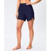 G Gradual Women’s 5″ Swim Board Shorts High Waisted Quick Dry Swimming Bathing Suit Bottoms for Women with Liner Pockets(Navy)
