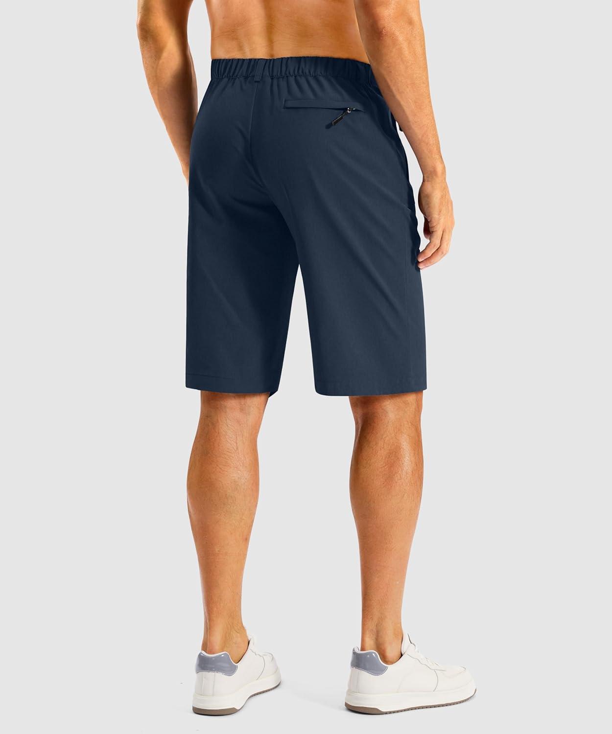 imageG Gradual Mens Casual Shorts 11 Long Lightweight Golf Shorts for Men Hiking Work Outdoor StretchNavy