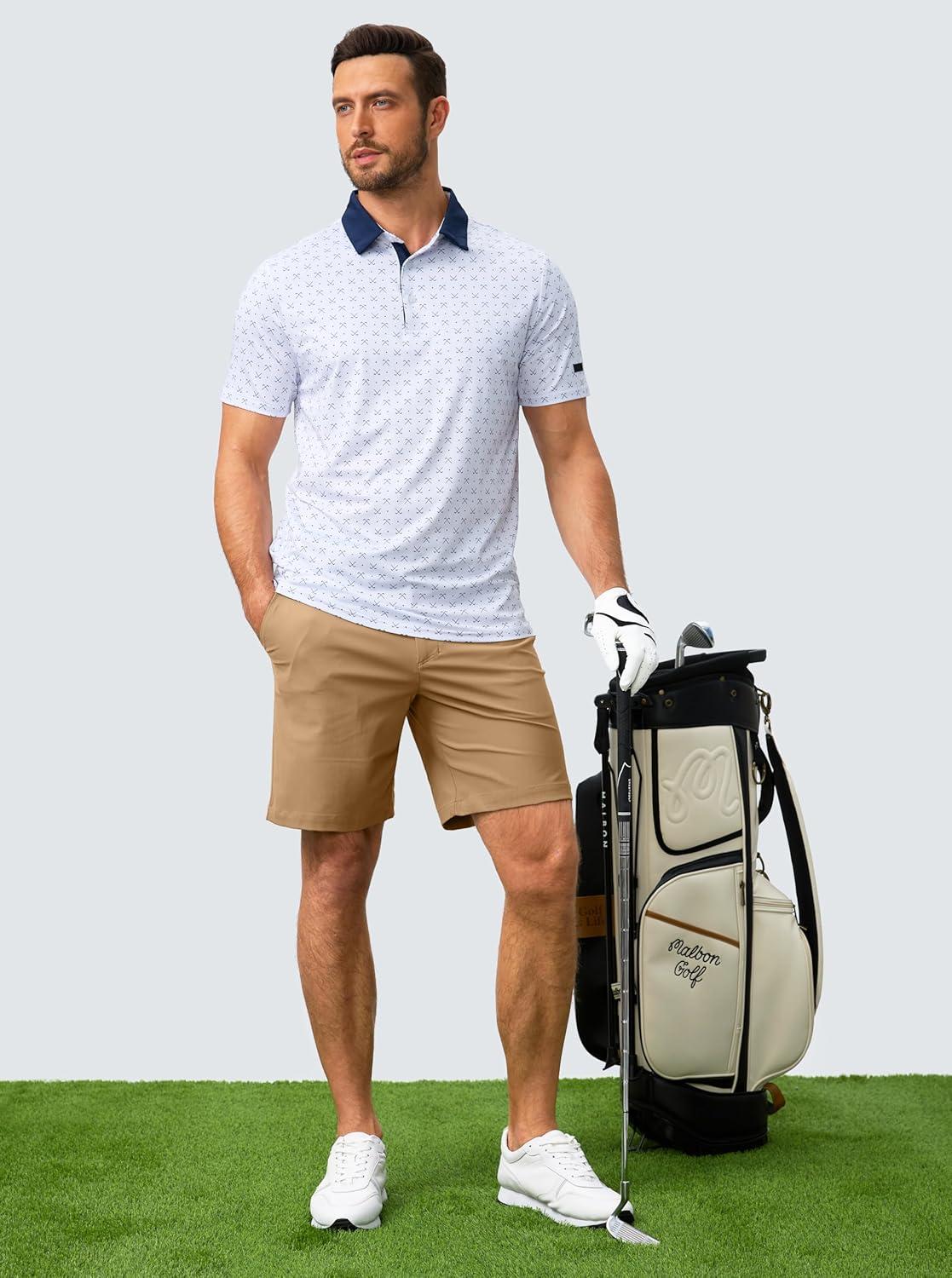 imageG Gradual Mens Casual Shorts 7 Lightweight Golf Shorts for Men Stretch with 3 Pockets Quick Dry Breathable Work ShortsDark Khaki
