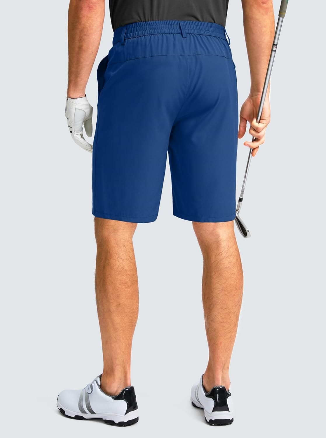 imageG Gradual Mens Casual Shorts 7 Lightweight Golf Shorts for Men Stretch with 3 Pockets Quick Dry Breathable Work ShortsRoyal Blue