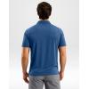 G Gradual Men’s Athletic Polo Shirts Moisture Wicking Quick Dry Sport Polos Short Sleeve Golf Shirt(Indigo)