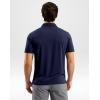 G Gradual Men’s Athletic Polo Shirts Moisture Wicking Quick Dry Sport Polos Short Sleeve Golf Shirt(Navy)