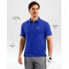 G Gradual Men’s Athletic Polo Shirts Moisture Wicking Quick Dry Sport Polos Short Sleeve Golf Shirt(Royal Blue)