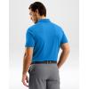 G Gradual Men’s Athletic Polo Shirts Moisture Wicking Quick Dry Sport Polos Short Sleeve Golf Shirt(Sky Blue)