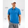 G Gradual Men’s Athletic Polo Shirts Moisture Wicking Quick Dry Sport Polos Short Sleeve Golf Shirt(Sky Blue)
