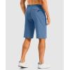 G Gradual Men’s Casual Shorts 11″ Long Lightweight Golf Shorts for Men Hiking Work Outdoor Stretch(Blue)
