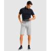G Gradual Men’s Casual Shorts 11″ Long Lightweight Golf Shorts for Men Hiking Work Outdoor Stretch(Bright Grey)