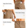 G Gradual Men’s Casual Shorts 11″ Long Lightweight Golf Shorts for Men Hiking Work Outdoor Stretch(Dark Khaki)