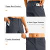 G Gradual Men’s Casual Shorts 11″ Long Lightweight Golf Shorts for Men Hiking Work Outdoor Stretch(Grey)