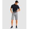 G Gradual Men’s Casual Shorts 11″ Long Lightweight Golf Shorts for Men Hiking Work Outdoor Stretch(Light Grey)