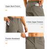 G Gradual Men’s Casual Shorts 11″ Long Lightweight Golf Shorts for Men Hiking Work Outdoor Stretch(Stone Grey)
