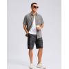 G Gradual Men’s Casual Shorts 7″/ 9″ Lightweight 4 Pockets Stretch Quick-Dry Summer Shorts for Golf Work Hiking Trips (7″, Black Camo, XXL)