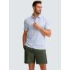 G Gradual Men’s Casual Shorts 7″ Lightweight Golf Shorts for Men Stretch with 3 Pockets Quick Dry Breathable Work Shorts(Army Green)