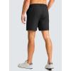 G Gradual Men’s Casual Shorts 7″ Lightweight Golf Shorts for Men Stretch with 3 Pockets Quick Dry Breathable Work Shorts(Black)