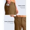 G Gradual Men’s Casual Shorts 7″ Lightweight Golf Shorts for Men Stretch with 3 Pockets Quick Dry Breathable Work Shorts(Brown)