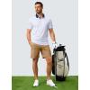 G Gradual Men’s Casual Shorts 7″ Lightweight Golf Shorts for Men Stretch with 3 Pockets Quick Dry Breathable Work Shorts(Dark Khaki)