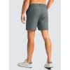 G Gradual Men’s Casual Shorts 7″ Lightweight Golf Shorts for Men Stretch with 3 Pockets Quick Dry Breathable Work Shorts(Deep Grey)