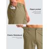 G Gradual Men’s Casual Shorts 7″ Lightweight Golf Shorts for Men Stretch with 3 Pockets Quick Dry Breathable Work Shorts(Dusty Khaki)