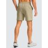 G Gradual Men’s Casual Shorts 7″ Lightweight Golf Shorts for Men Stretch with 3 Pockets Quick Dry Breathable Work Shorts(Khaki)