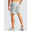 G Gradual Men’s Casual Shorts 7″ Lightweight Golf Shorts for Men Stretch with 3 Pockets Quick Dry Breathable Work Shorts(Pale)