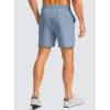 G Gradual Men’s Casual Shorts 7″ Lightweight Golf Shorts for Men Stretch with 3 Pockets Quick Dry Breathable Work Shorts(Stone Blue)