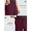 G Gradual Men’s Casual Shorts 9″ Lightweight Golf Shorts for Men Stretch with 3 Pockets Quick Dry Breathable Work Shorts Wine