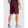 G Gradual Men’s Casual Shorts 9″ Lightweight Golf Shorts for Men Stretch with 3 Pockets Quick Dry Breathable Work Shorts Wine