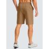 G Gradual Men’s Casual Shorts 9″ Lightweight Golf Shorts for Men Stretch with 3 Pockets Quick Dry Breathable Work Shorts(Dark Khaki,S)