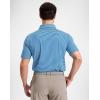 G Gradual Mens Golf Shirt Dry Fit Moisture Wicking Performance Short Sleeve Striped Polo Shirts for Men Dressy Casual(Aqua Stripe)